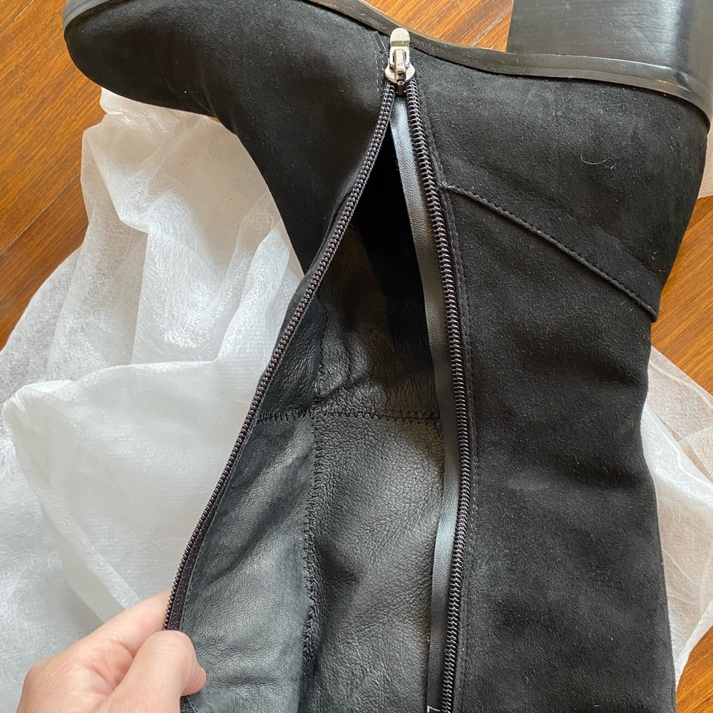 Midas Black Suede over the knee boots size 37 brand new - Picture 7 of 10